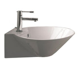 Nameeks Cono Wall Mounted Bathroom Sink in White