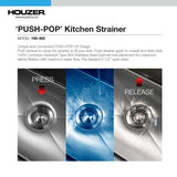 190-9400 Push-Pop Kitchen Basket Strainer