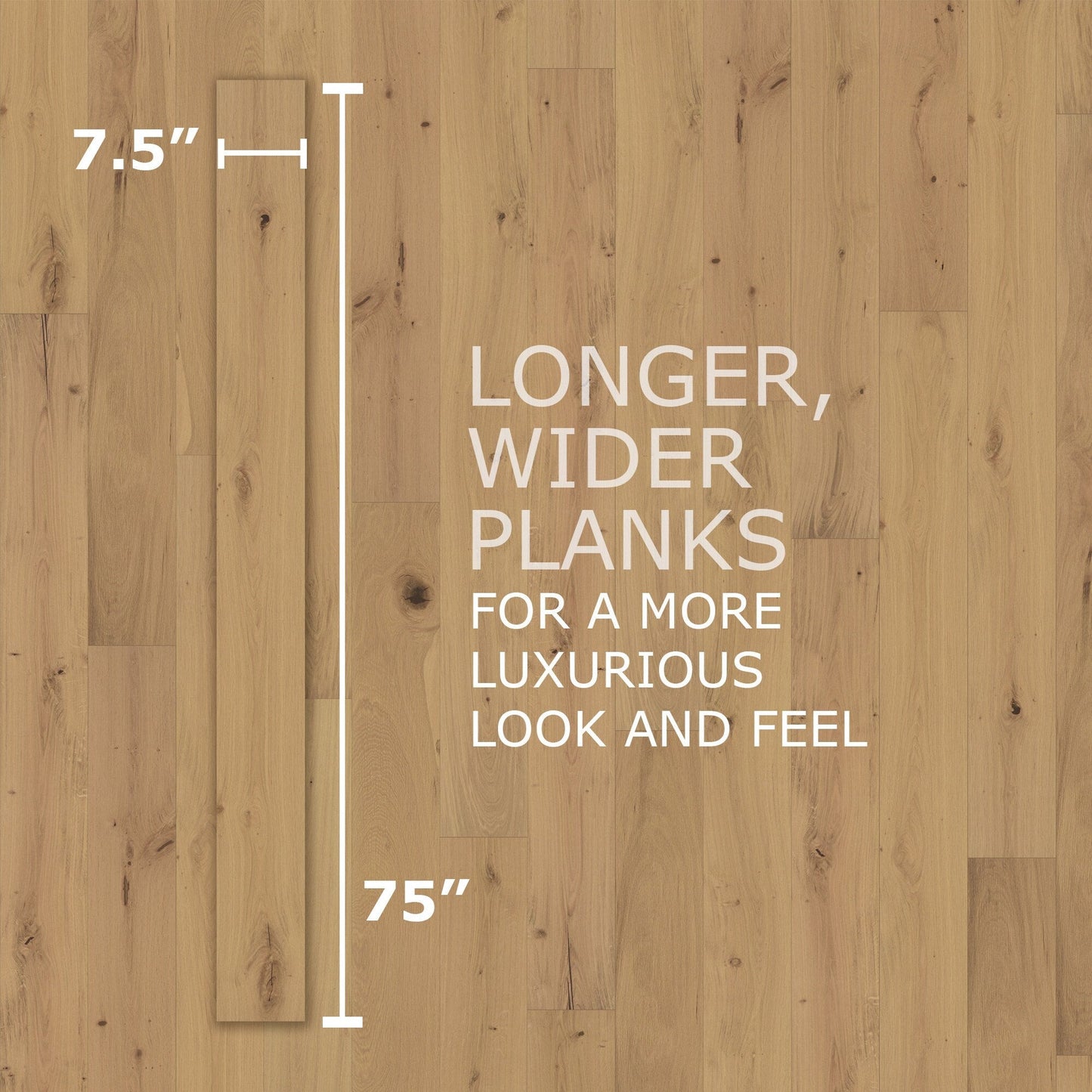 Element Flooring Stoneboro Moultrie European White Oak 7-1/2-in W x 3/8-in T x Varying Length Wirebrushed Engineered Hardwood Flooring (39.06-sq ft / Carton)