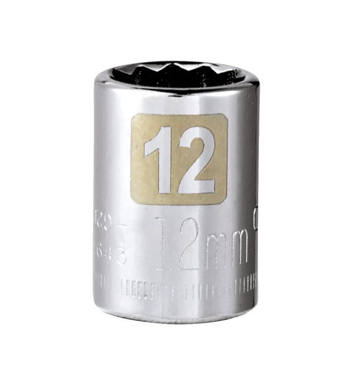 Craftsman 12 mm Metric 12 Point Standard Socket, 3/8 in. Drive
