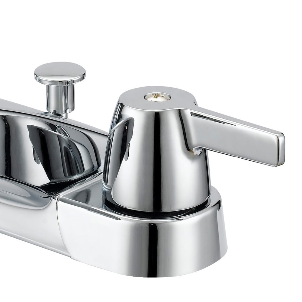 Project Source Chrome 2-Handle Deck-Mount Utility Faucet