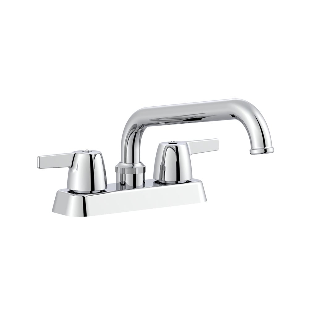 Project Source Chrome 2-Handle Deck-Mount Utility Faucet