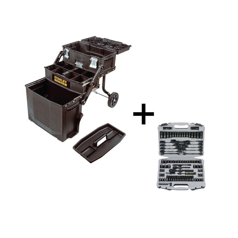 22 in. Cantilever Tool Box with Mechanics Set (99-Piece) - Super Arbor