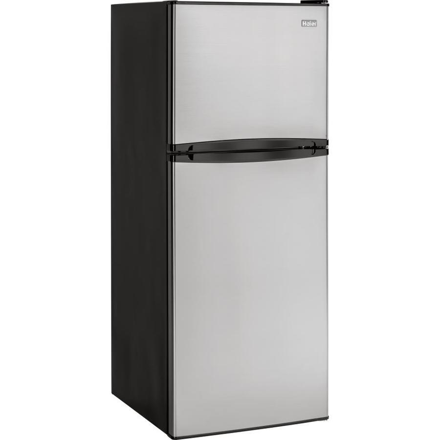 Haier 9.8-cu ft Top-Freezer Refrigerator (White) - Super Arbor