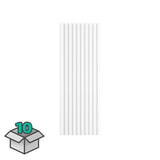 Tuftex PolyCarb 2.17-ft x 6-ft Corrugated White Opal Polycarbonate Roof Panels, 10-Pack