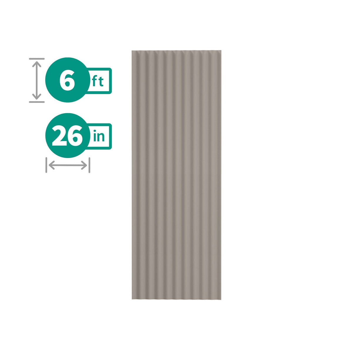 Tuftex SeaCoaster 2.17-ft x 6-ft Corrugated Tan PVC Plastic Roof Panel, 10-Pack