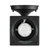 Portfolio Wall Lantern 8.25-in H Black LED Outdoor Wall Light