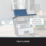 Tie Down TranzVolt Roofing Platform (Platform Only) – Ladder Hoist Accessory