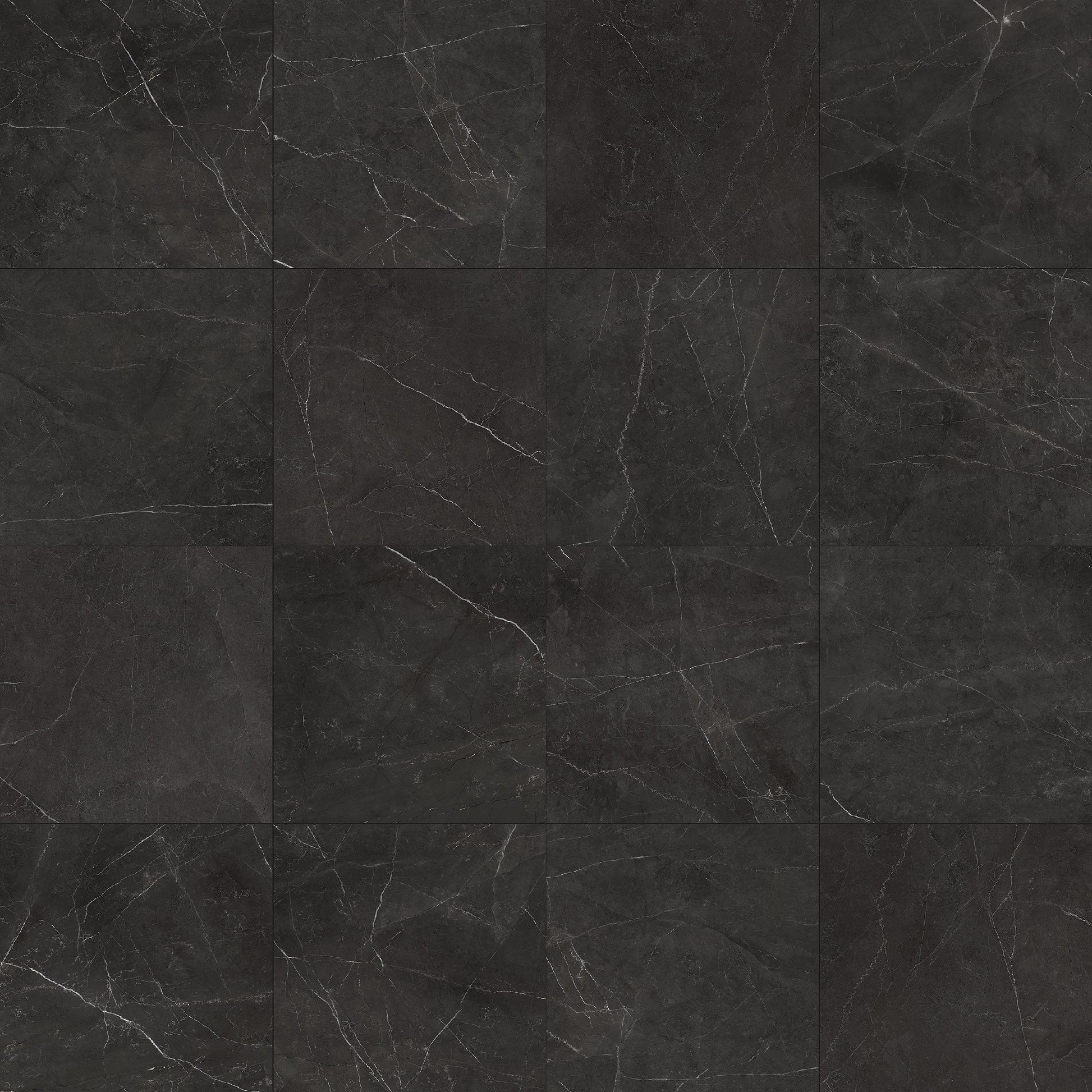 Satori La Marca Nero Venato 24-in x 24-in Honed Porcelain Marble look Floor and Wall Tile product image