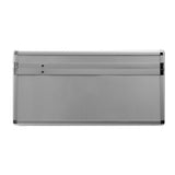12.88 in. Smooth Aluminum Tool Case with Foam in Silver - Super Arbor