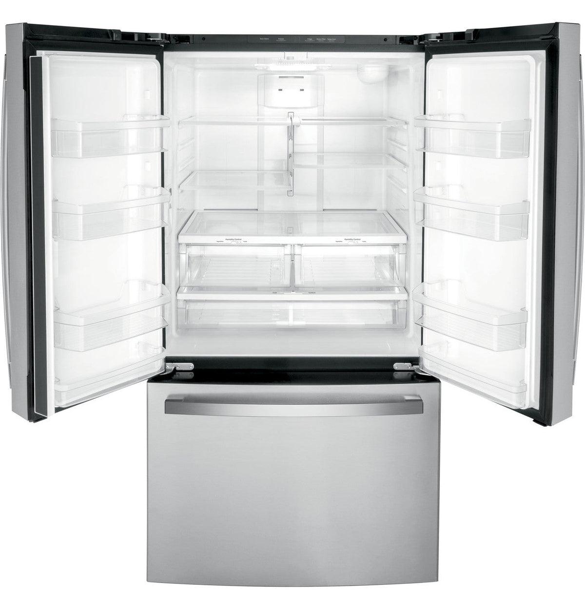 GE 27.0 cu. ft. French Door Refrigerator in Fingerprint Resistant Stainless Steel, ENERGY STAR