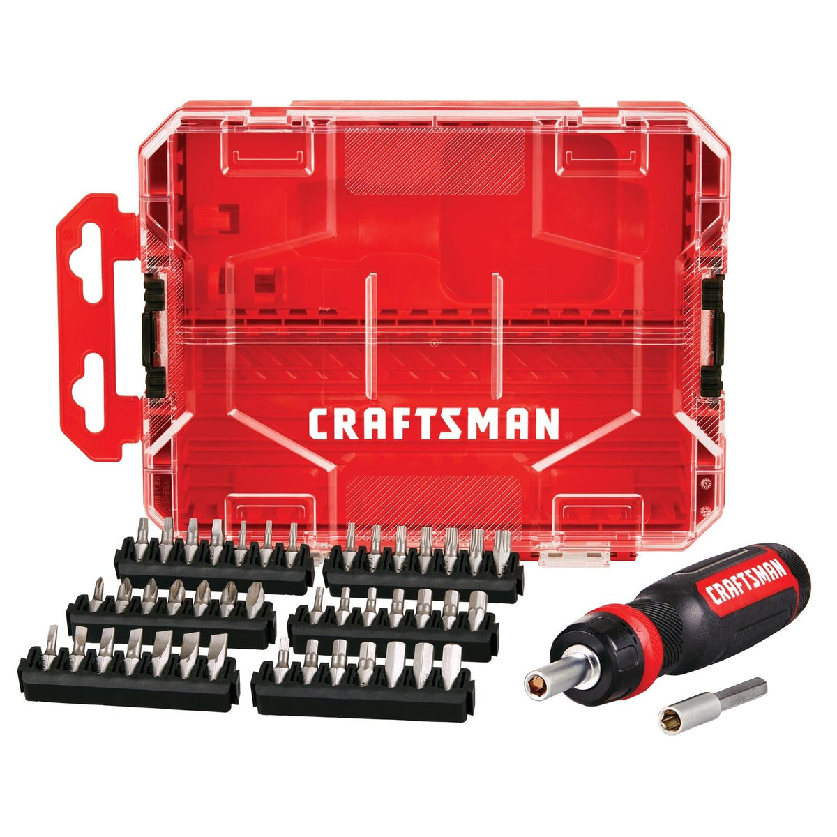 Craftsman Multi-Bit Screwdriver Set 44 pc with Ratcheting Handle