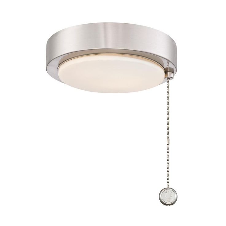 Brushed Nickel Ceiling Fan Dimmable LED Light Kit