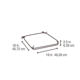 Style Selections Tilda Trellis Seat Pad