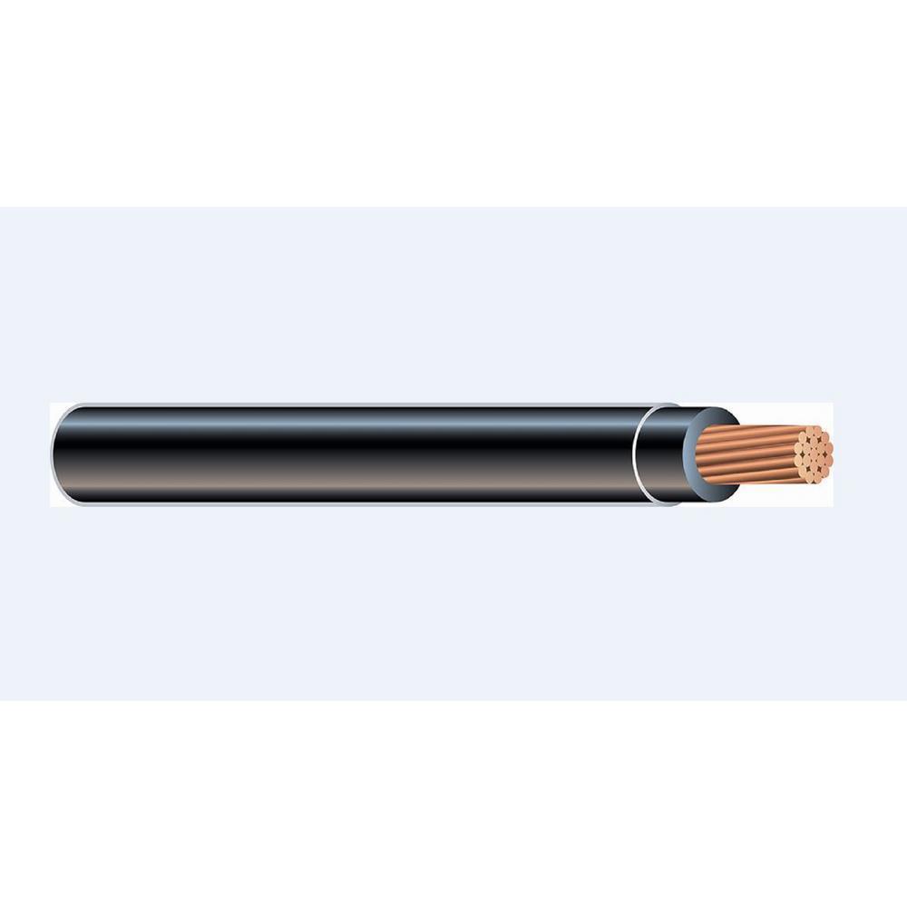 500 ft. 8 Black Stranded CU SIMpull THHN Wire - Super Arbor