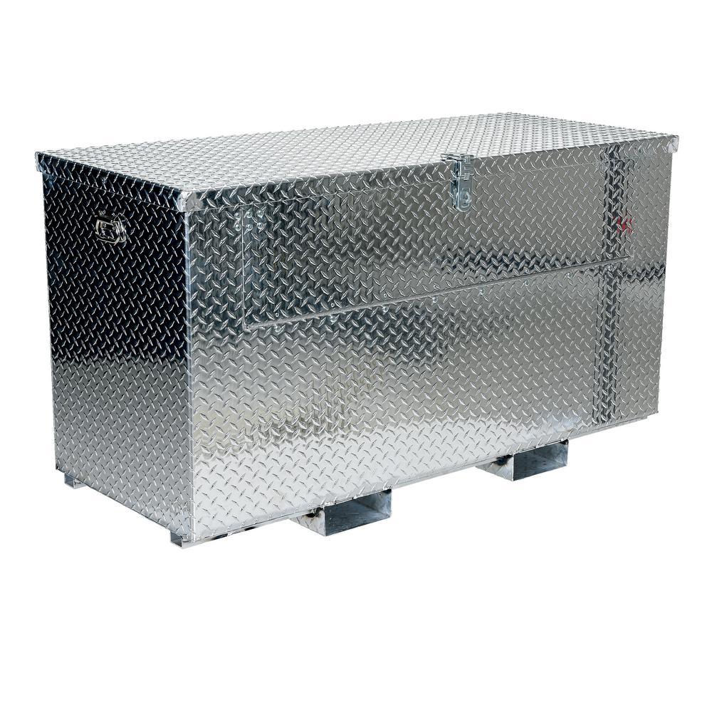 24 in. x 48 in. Aluminum Portable Fold Down Tool Box with Fork Pockets - Super Arbor