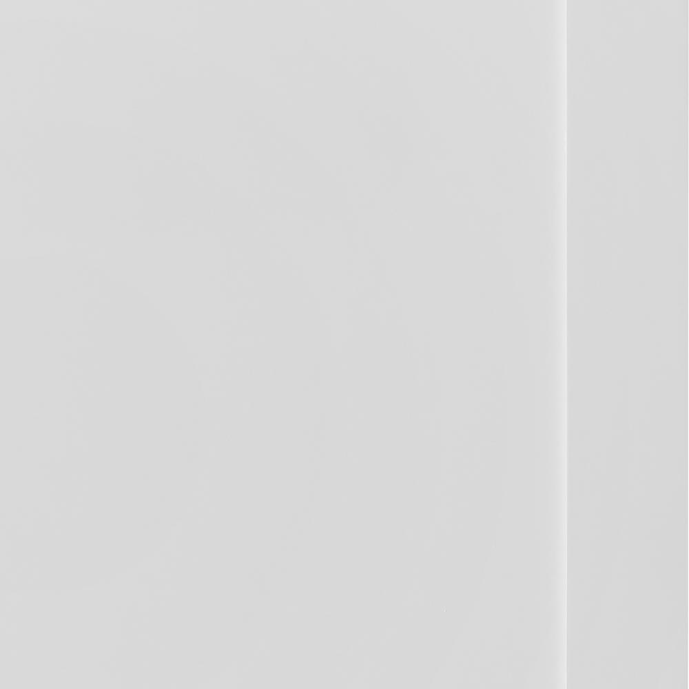 33 in. x 84 in. Pure Glossy White Wood Interior Barn Door Slab - Super Arbor