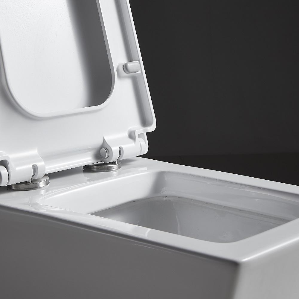 1-Piece 1.28 GPF Dual Flush High Efficiency Elongated Toilet in White, Seat Included - Super Arbor