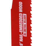 Nail-Embedded Wood and Metal Cutting Bi-Metal Reciprocating Saw Blade Set (6-Piece) - Super Arbor