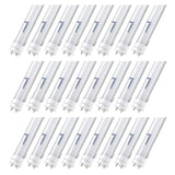 Hyperikon 18-Watt 4 ft. Linear T8 Frosted Ballast Compatible Double-End LED Tube Light Bulb (24-Pack)