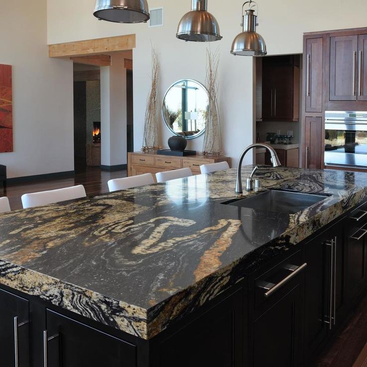 SenSa Polished Granite Kitchen Countertop Sample