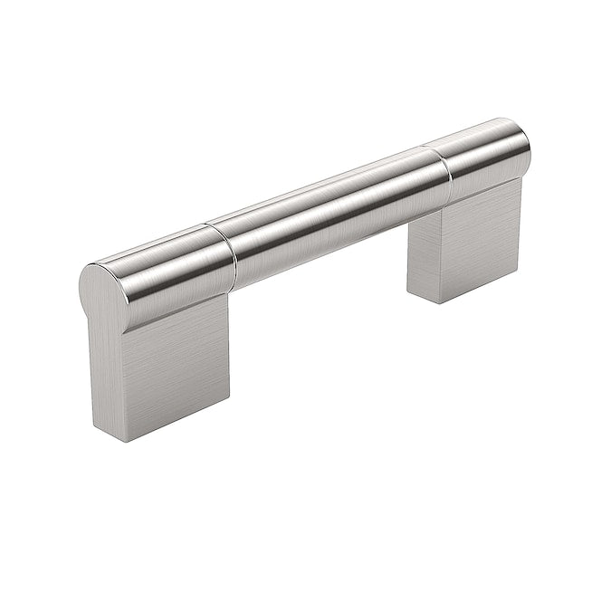 Richelieu Avellino (128mm) Center to Center Brushed Nickel Cylindrical Handle Drawer Pull