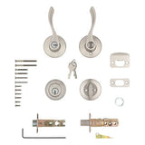 Balboa 690 Venetian Bronze Keyed Entry Door Lever and Single Cylinder Deadbolt Combo Pack by Kwikset