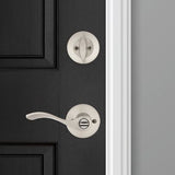 Balboa 690 Venetian Bronze Keyed Entry Door Lever and Single Cylinder Deadbolt Combo Pack by Kwikset