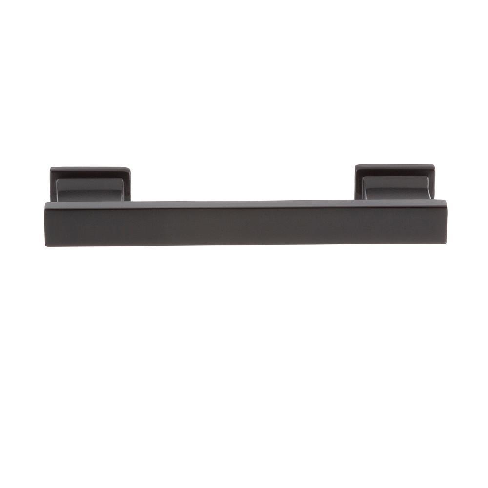 High Desert 3-1/2 in. Center-to-Center Matte Black Drawer Pull - Super Arbor