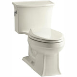 Archer 1-piece 1.28 GPF Single Flush Elongated Toilet in Almond - Super Arbor
