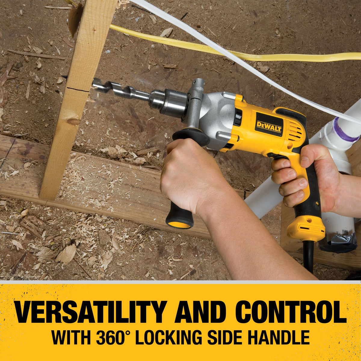 DEWALT 10-Amp 1/2-in Keyed Corded Drill, DWD210G