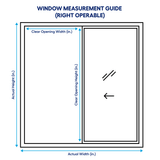 JELD-WEN FiniShield V-4500 59-1/2-in x 35-1/2-in x 3-in Jamb Right-Operable Vinyl Black Sliding Window, Full Screen Included