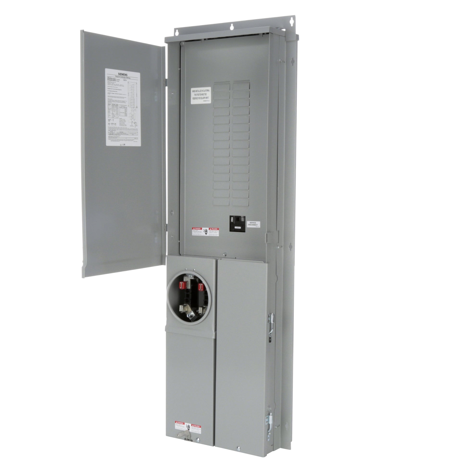 Siemens Siemens/Murray Brand 200-Amp 20-space load center - angle view