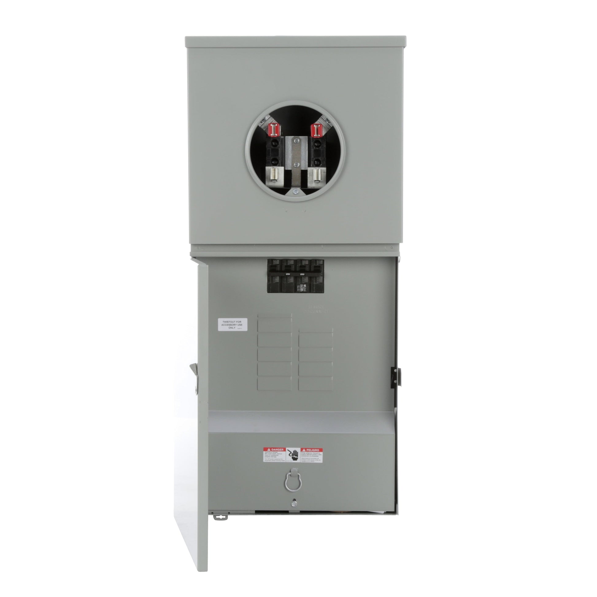 Siemens Siemens/Murray Brand 200-Amp 8-space load center - angle view