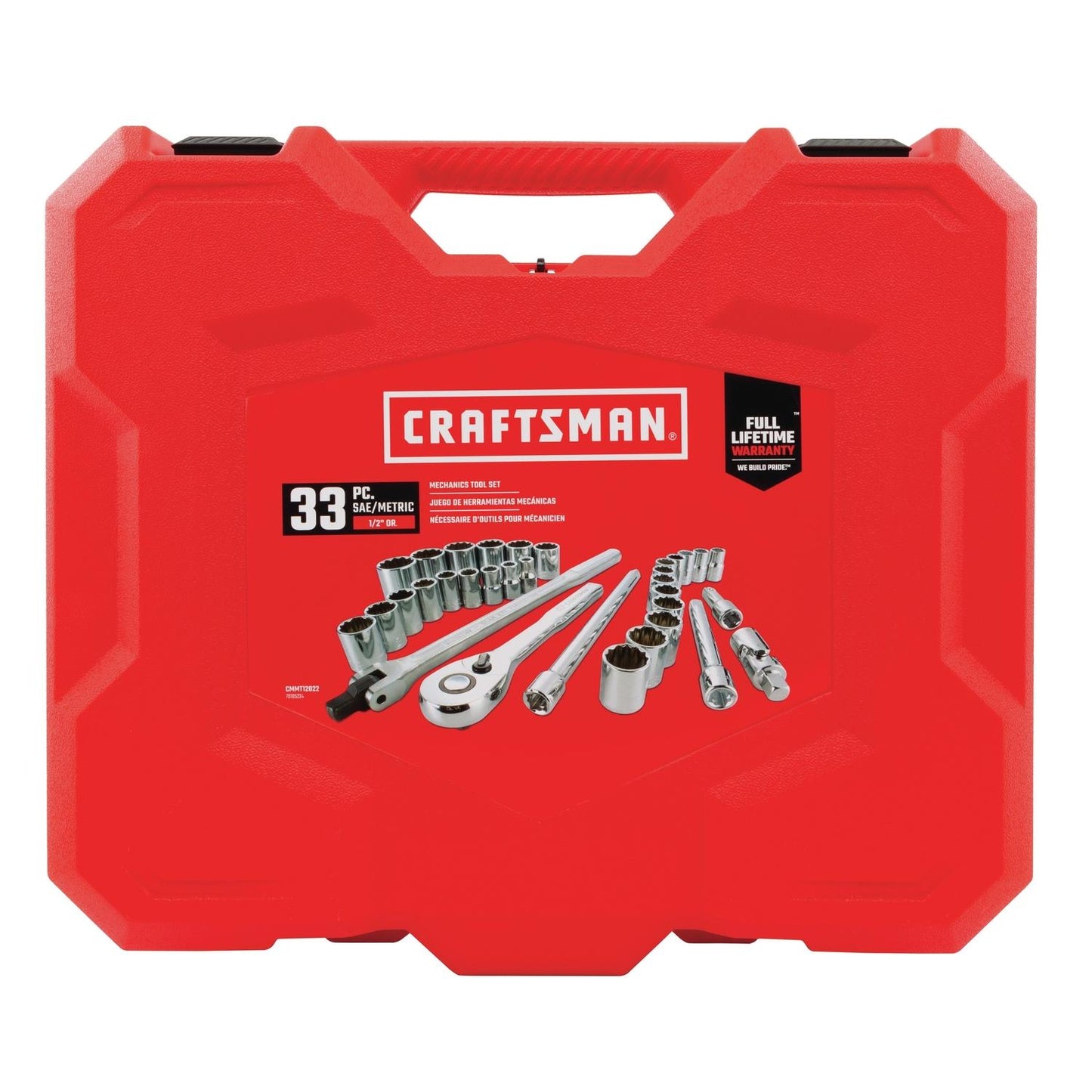 Craftsman 33-Piece 1/2 in. Drive Metric and SAE Mechanic's Tool Set