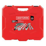 Craftsman 33-Piece 1/2 in. Drive Metric and SAE Mechanic's Tool Set