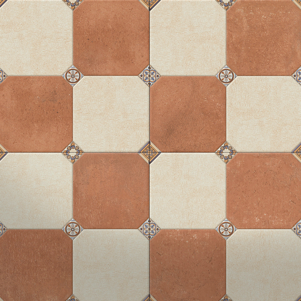 Affinity Tile Manises Decor Mix 13-in x 13-in Multi-finish Porcelain Patterned Floor and Wall Tile product image