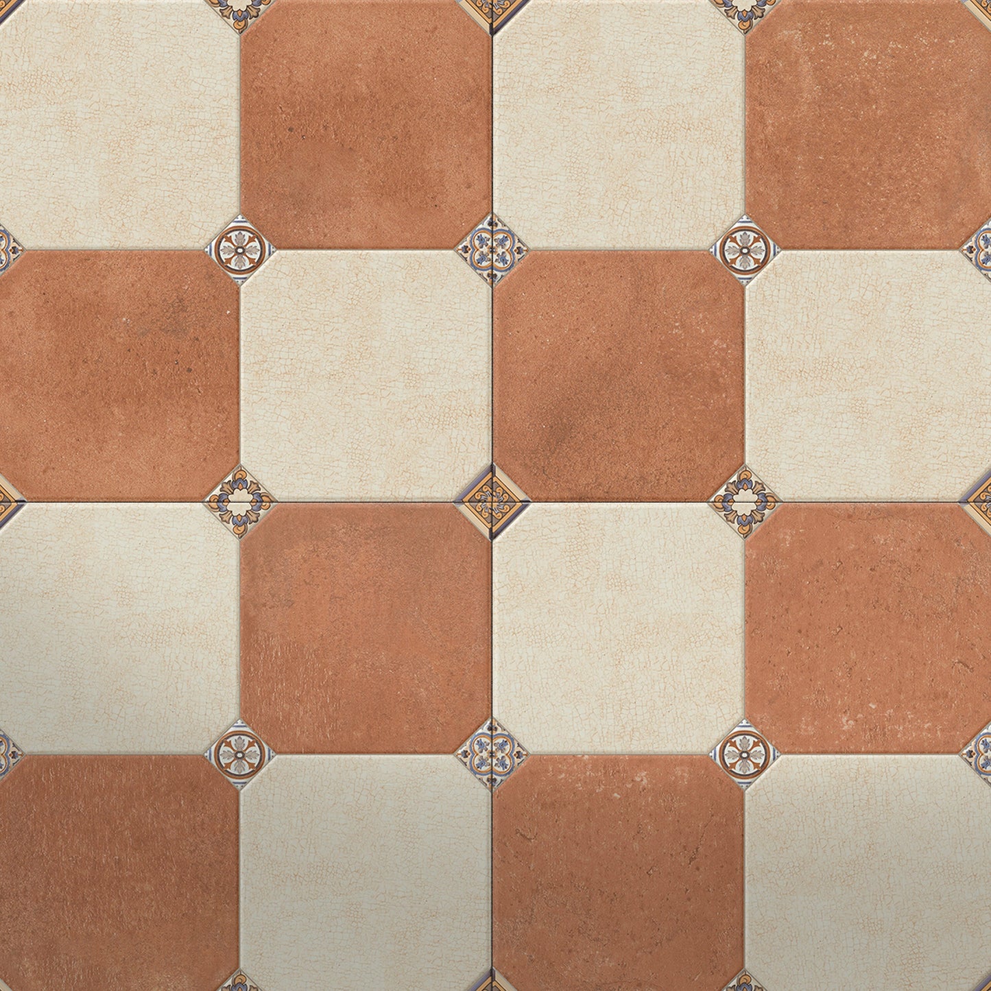 Affinity Tile Manises Decor Mix 13-in x 13-in Multi-finish Porcelain Patterned Floor and Wall Tile product image