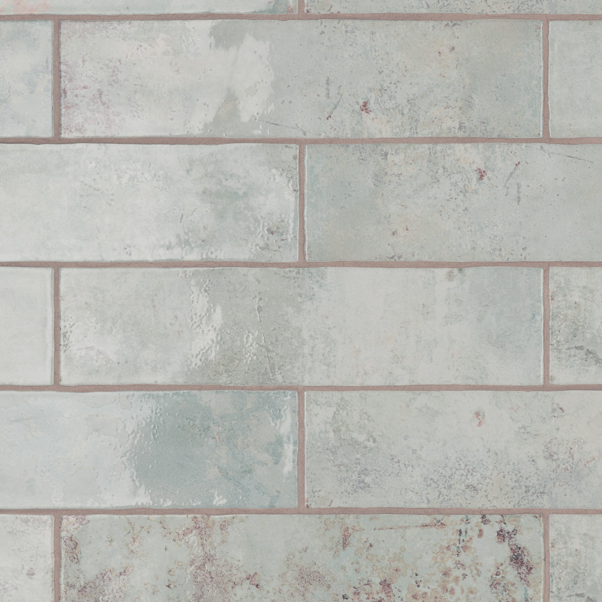 Affinity Tile Biarritz Green 3-in x 12-in Multi-finish Ceramic Brick look Wall Tile product image