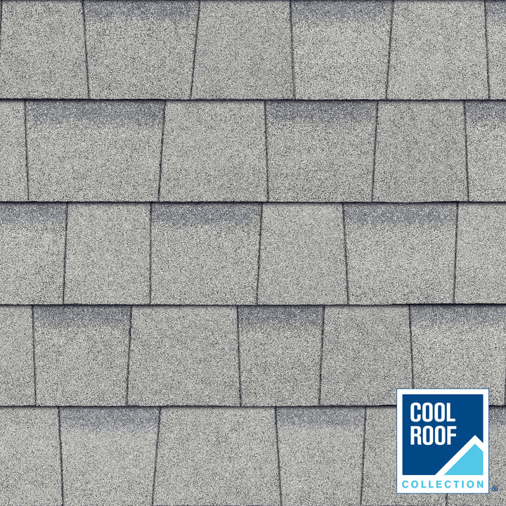 Owens Corning TruDefinition Duration COOL Architectural Roof Shingles, Shasta White — 32.8-sq ft per Bundle