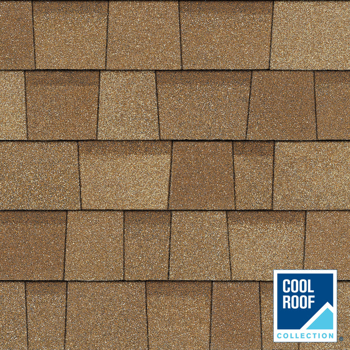 Owens Corning TruDefinition Duration COOL Plus Architectural Roof Shingles, Golden Meadow — 32.8-sq ft per Bundle