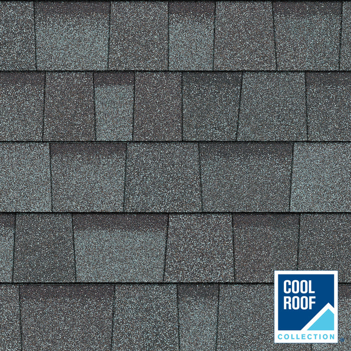 Owens Corning TruDefinition Duration COOL Plus Architectural Roof Shingles, Mystic Gray — 32.8-sq ft per Bundle