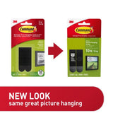 3M Command Black Large Picture Hanging Strips, 16 lb Capacity, 4 Pack