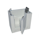 Nova Heated 5 ft. Walk-In Air and Whirlpool Jetted Tub in White with Chrome Trim - Super Arbor