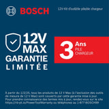 Bosch 12V Max 1/4-in Variable-Speed Cordless Impact Driver Kit with 2 Batteries, Charger and Bag