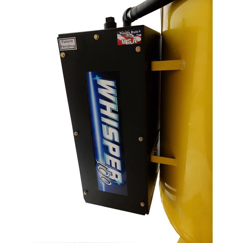 Industrial Series 80 Gal. 5 HP 1-Phase Silent Air Electric Air Compressor with Pressure Lubricated Pump - Super Arbor