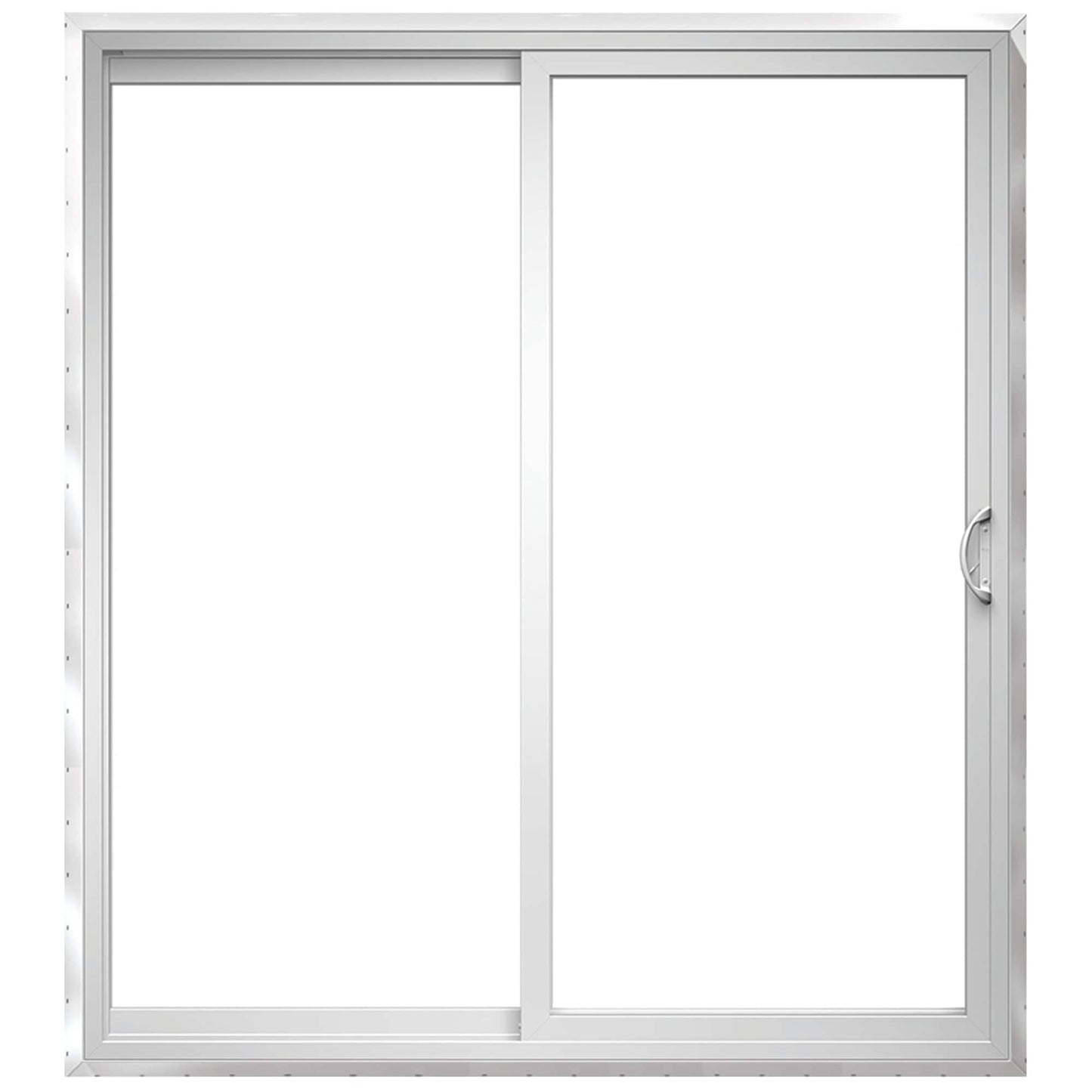 Pella 72-in x 80-in Vinyl Sliding, Universal reversible – primary product view