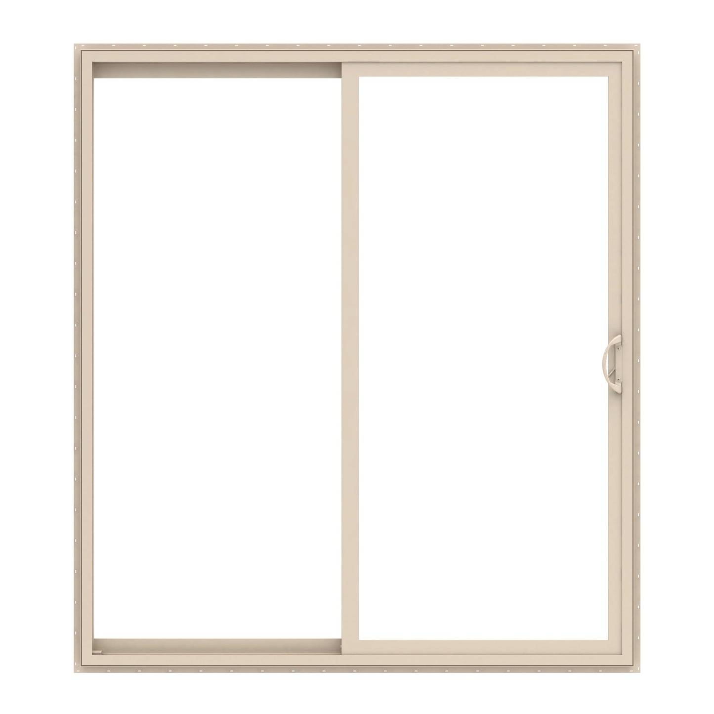 Pella 72-in x 96-in Vinyl Sliding, Left-hand sliding – product-only view