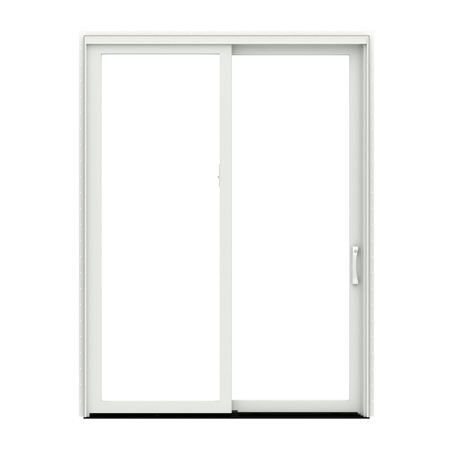 Pella 72-in x 80-in Fiberglass Sliding, Left-hand sliding – primary product view