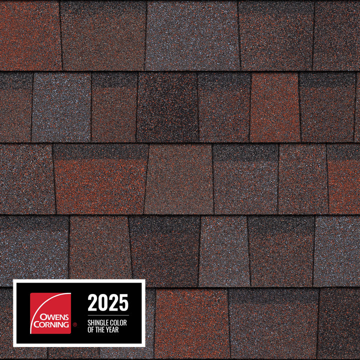 Owens Corning TruDefinition Duration Designer Merlot Algae-Resistant Architectural Roof Shingles, 32.8-sq ft per Bundle